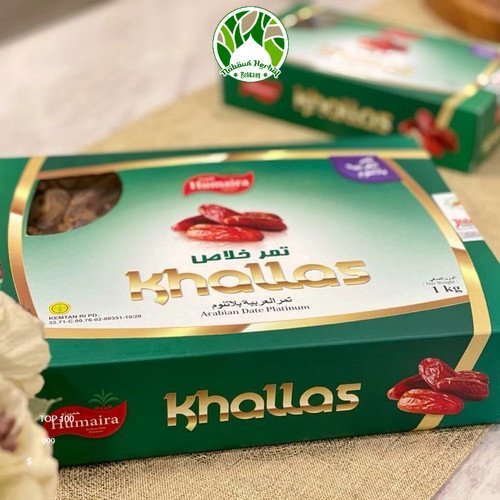 

Kurma Kholas Humaira 1kg Kurma Kholas Humaira 100% Original Kualitas Premium - Nabawi Herbal