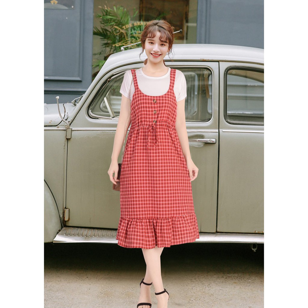 ilook | Mitha Dress | Dress Korean Style | Midi Dress Korea