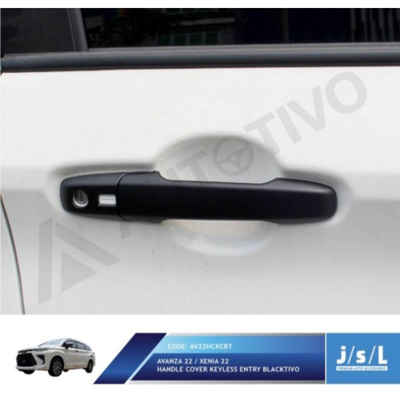 cover handle pintu hitam doff mobil Avanza Xenia Veloz 2022-2026 Variasi mobil