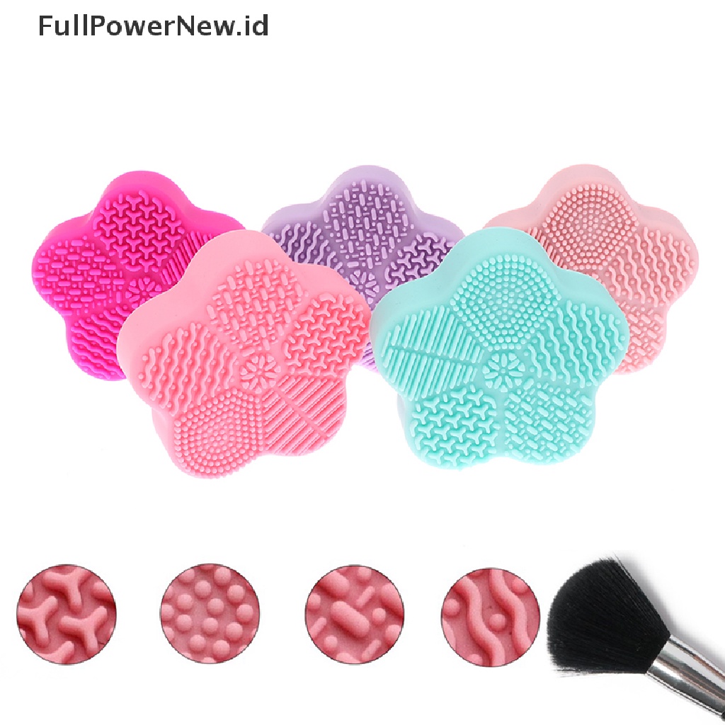 Power Starfish Silicone Makeup Brush Cleaner Pad Pembersih Alas Scrubber Papan Alat ID