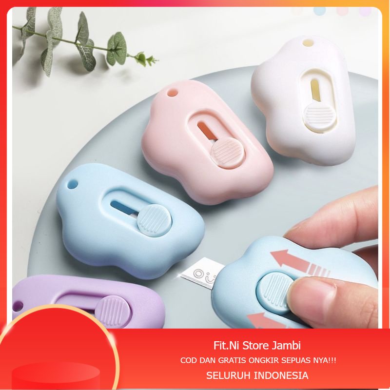 

PISAU PEMOTONG KERTAS MINI PORTABLE / CUTTER MINI UNTUK ALAT TULIS KANTOR