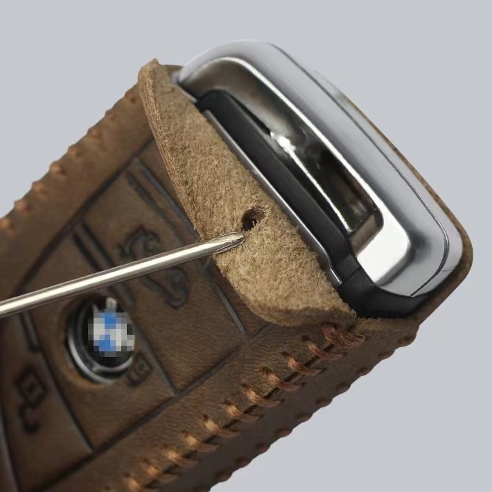 Untuk BMW Tempat Kunci Mobil Asli Fob Leather Case Cover Untuk Model Seri F &amp; G