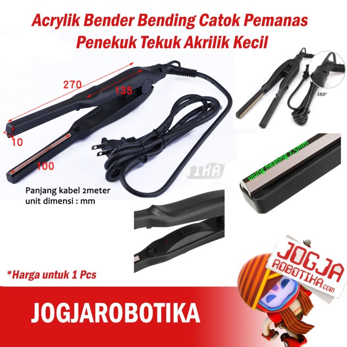 Alat Tekuk Acrylik Bender Bending Catok Pemanas Penekuk Akrilik Kecil