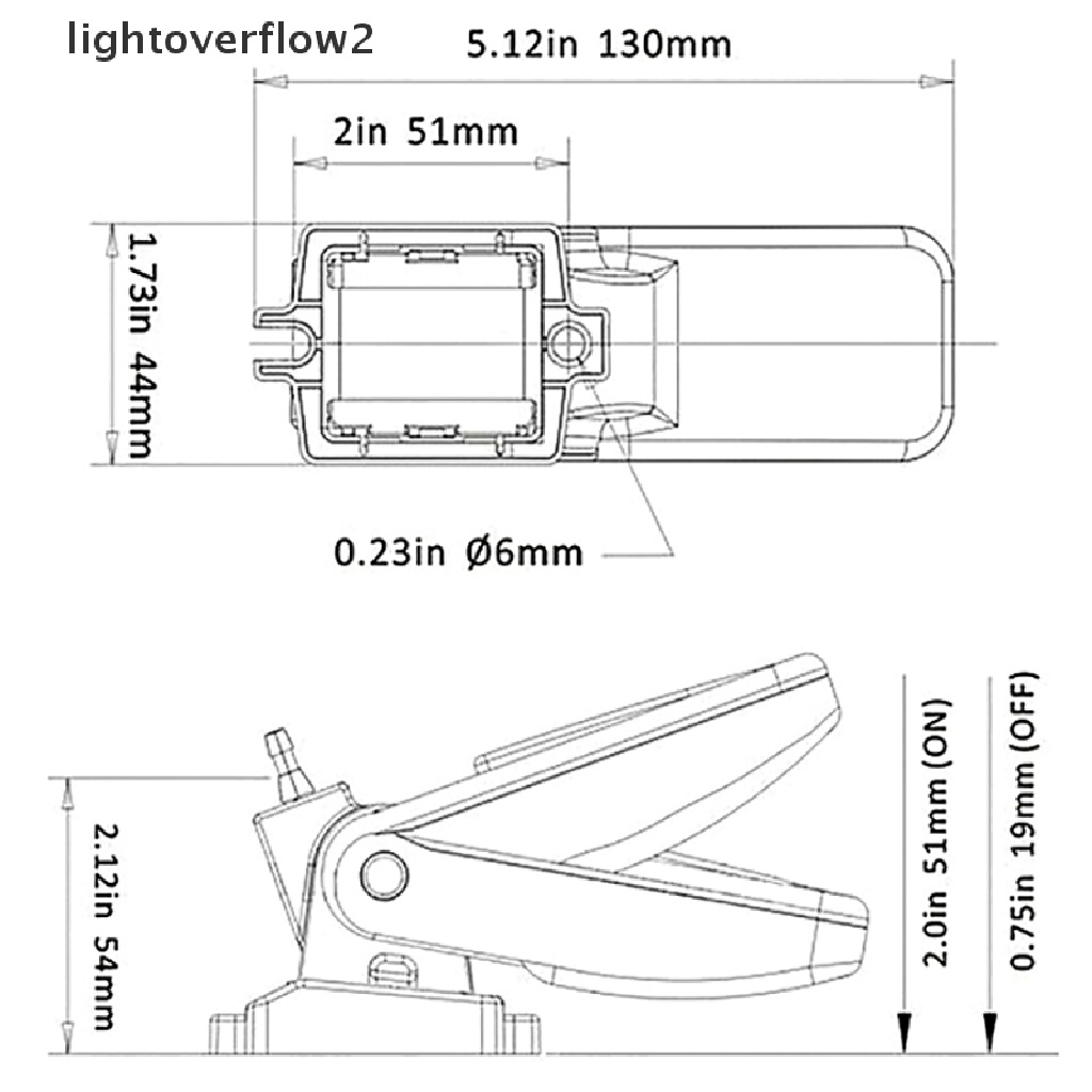 [lightoverflow2] 12v 1100GPH Pompa Bilge Otomatis Boat Submersible Pump Marine Float Switch U7W6 [ID]