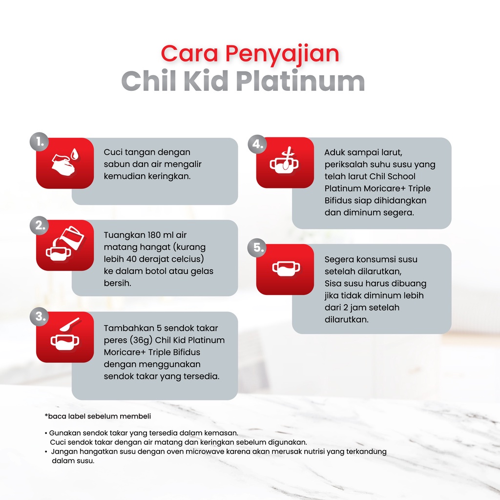 CHIL KID PLATINUM MORICARE USIA 1-3TAHUN / 800GR