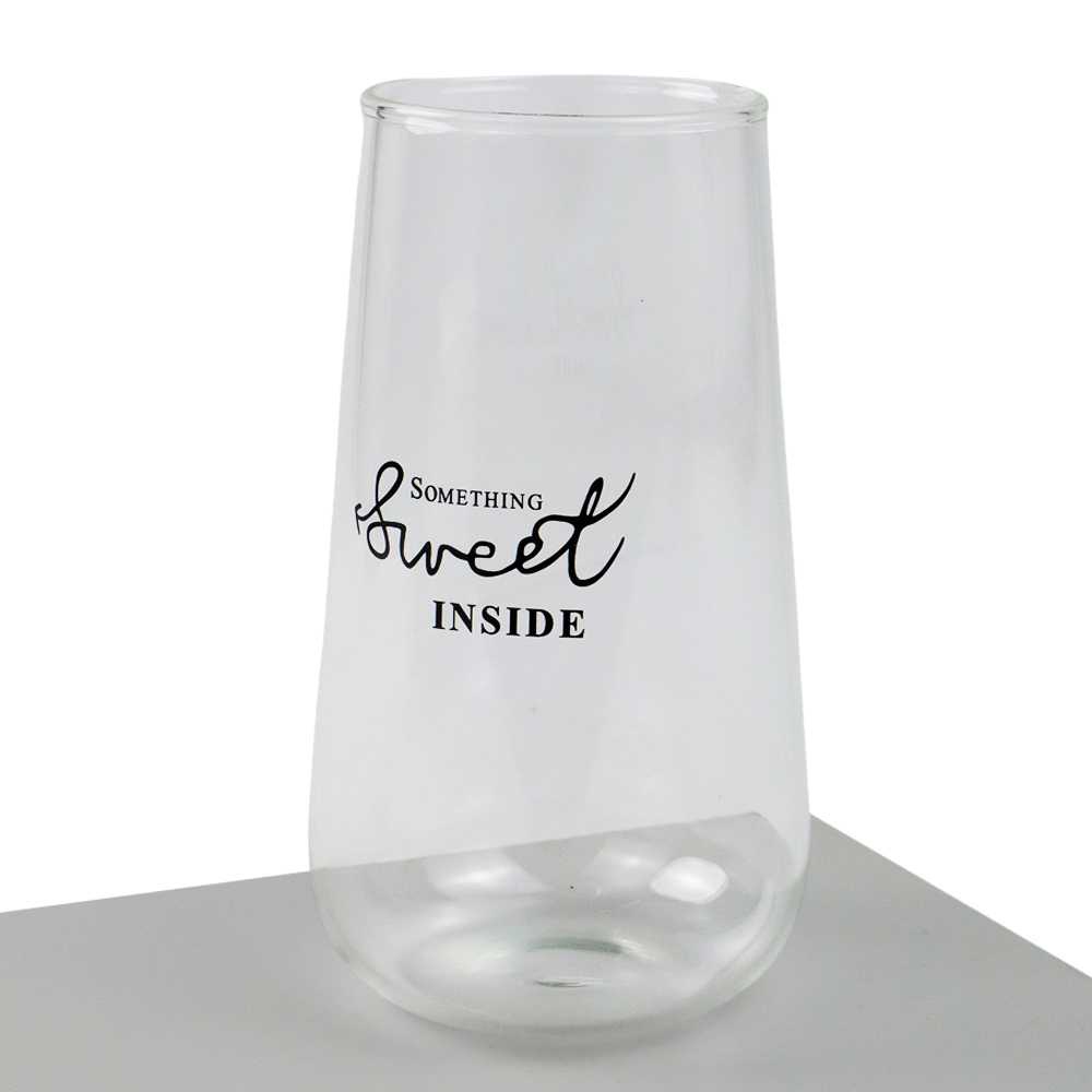 (BISA COD) FTIHSHP OLOEY Gelas Kopi Glass Coffee Mug Sweet Inside 500ml - 0081