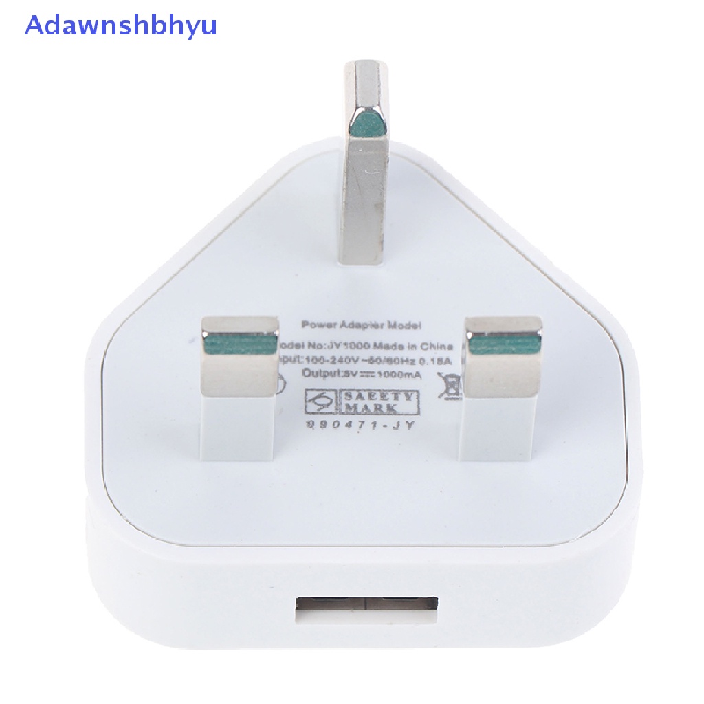 Adhyu Speedy Fast 1 Port USB Charger 3 Pin UK Mains Wall Plug Adapter ORIGINAL ID