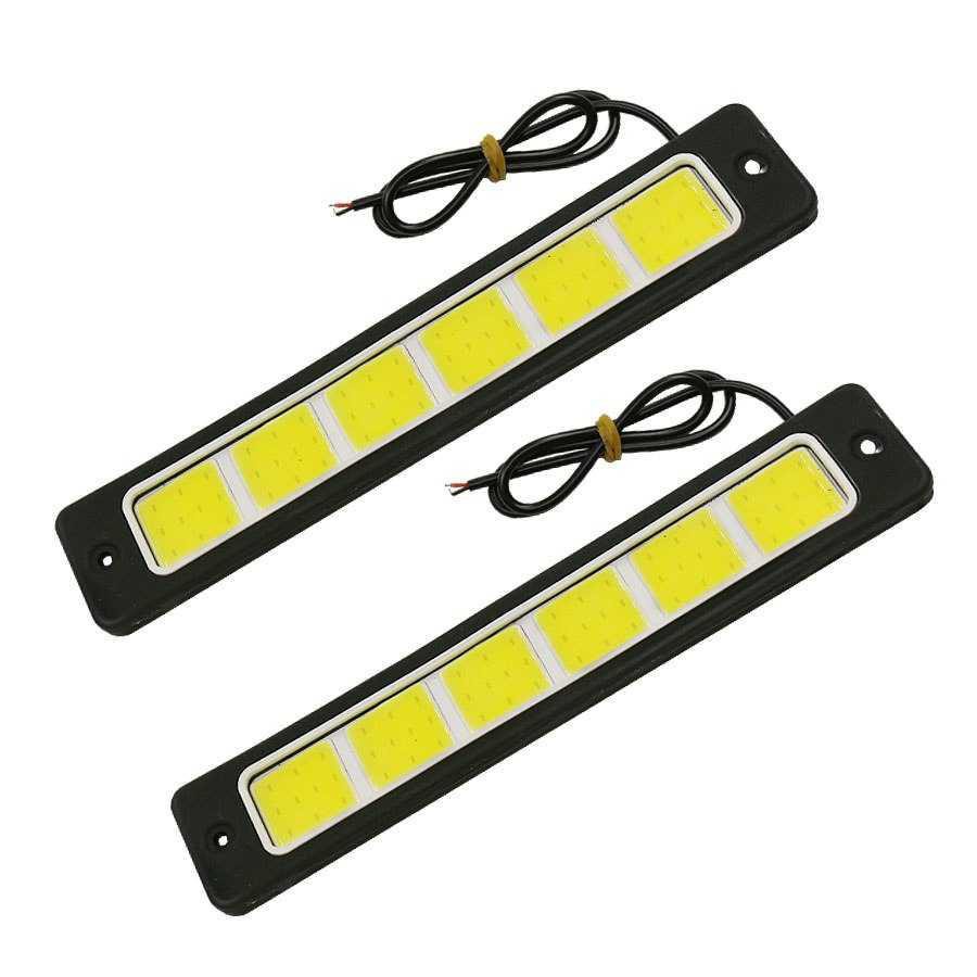 Lampu Fog Light DRL Mobil LED COB 190 x 35mm 6W - MA357 ( Mughnii )