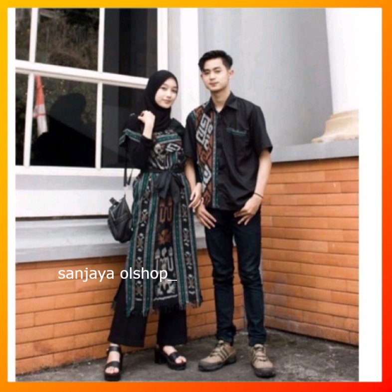 baju batik tenun (COD) TENUN IKAT ORY ETNIK || COUPLE TENUN || SET COUPLE TENUN || COUPLE TENUN