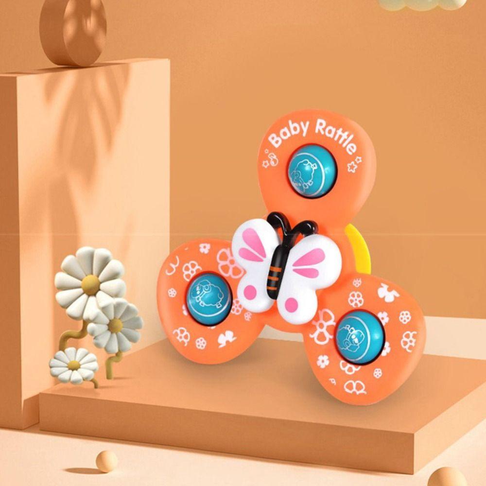 SKJK  Suction Cup Spinner Mainan Hadiah Ulang Tahun Kreatif Fidget Spinner Suction Toys Fidget toy Mainan Bayi Mandi Serangga Berputar Spinning Top