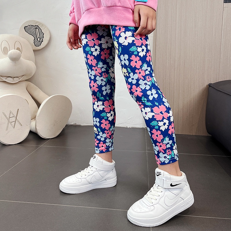 ByKiddos - Legging Katun Impor Stretch Panjang Cetak Motif Lucu Ala Korea Anak Perempuan Import 3-11 Th PART 2