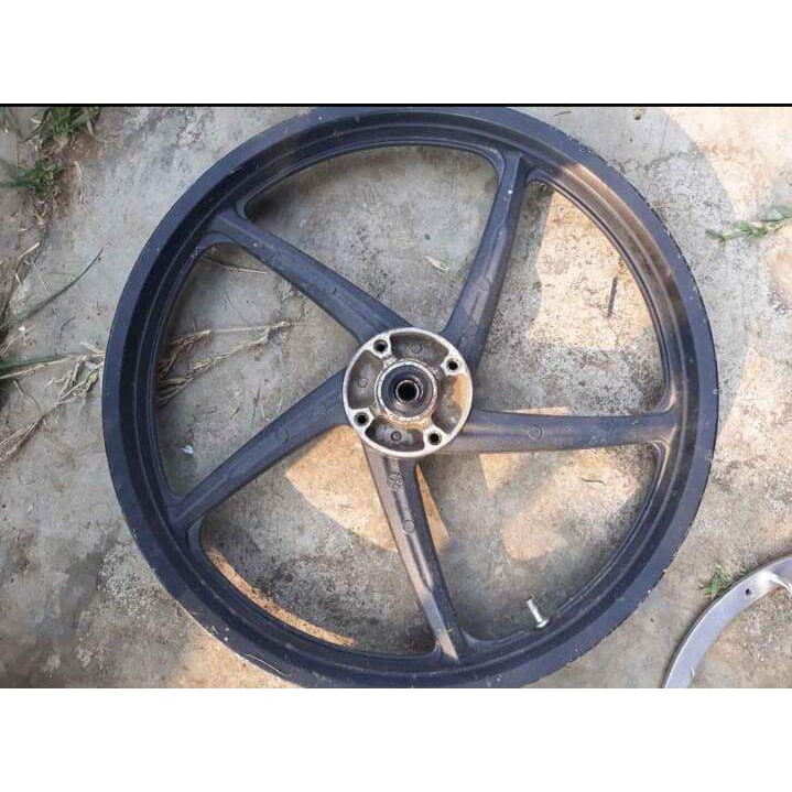 velg pelek racing depan Honda Supra x 125 Copotan