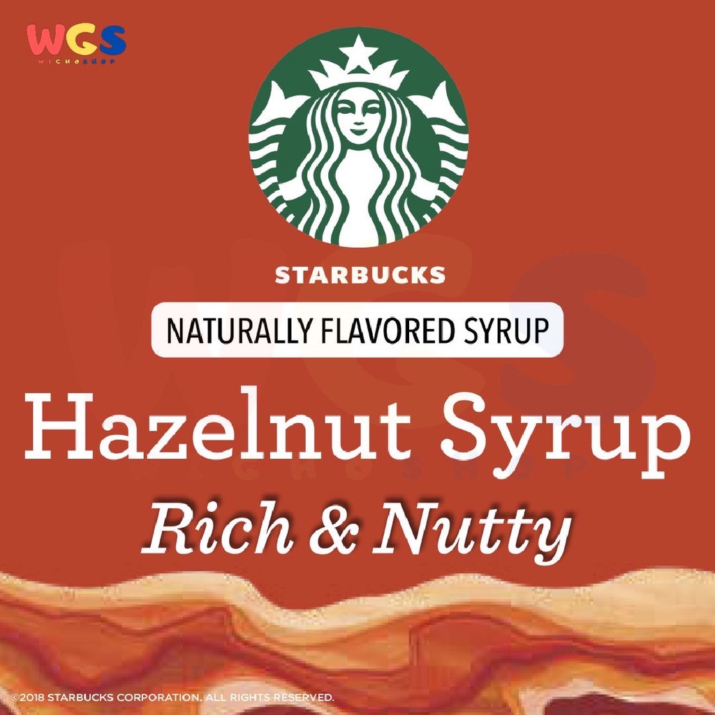 Starbucks Hazelnut Syrup With Other Naturally Flavored 360ml