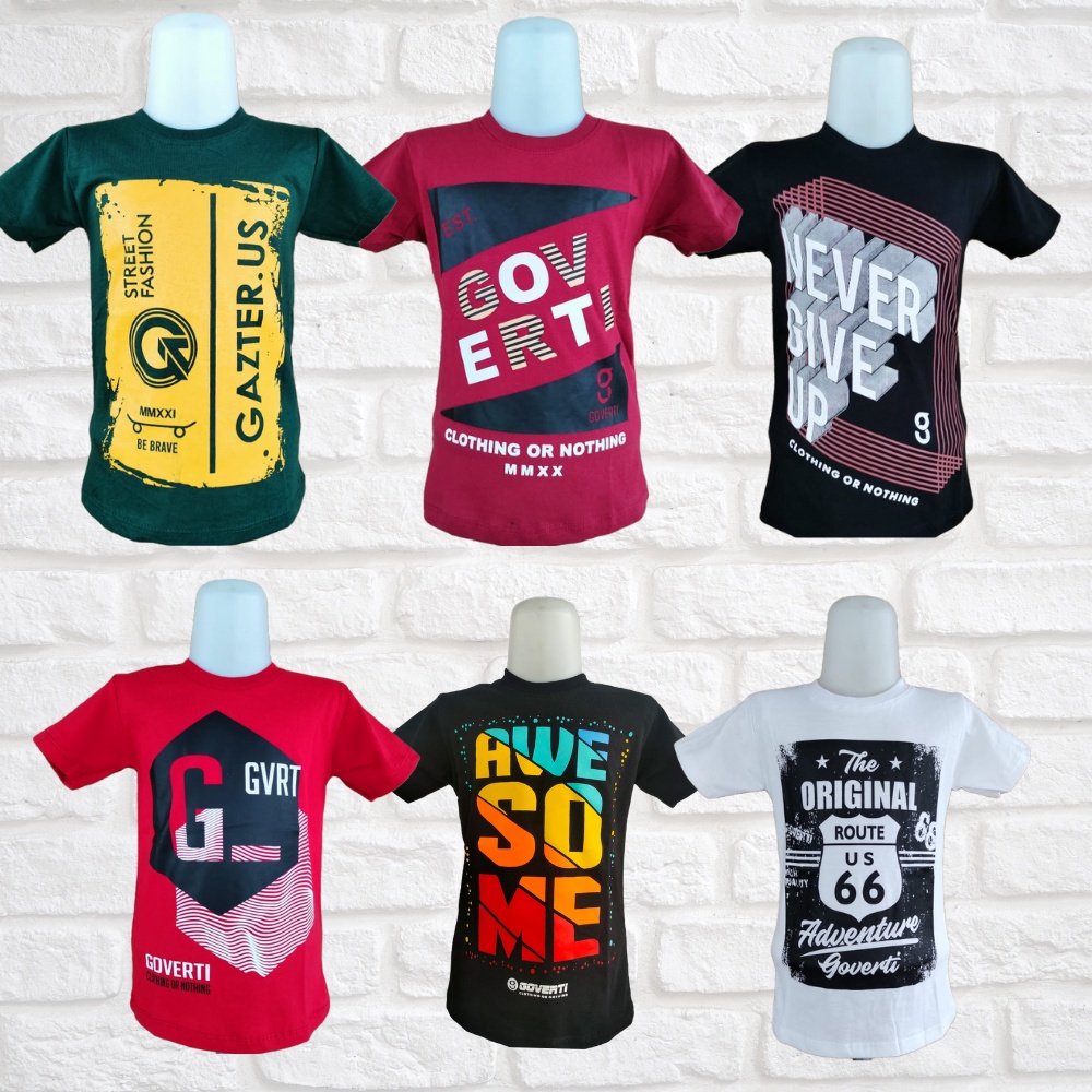 M KAOS ANAK LAKI LAKI DAN PEREMPUAN/kaos anak/fashion anak anak/shirt distro anak/stelan kaos anak l