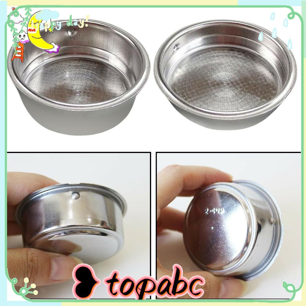 Top Coffee Filter Basket 51mm Stainless Steel Reuse Mangkok Saringan Kopi