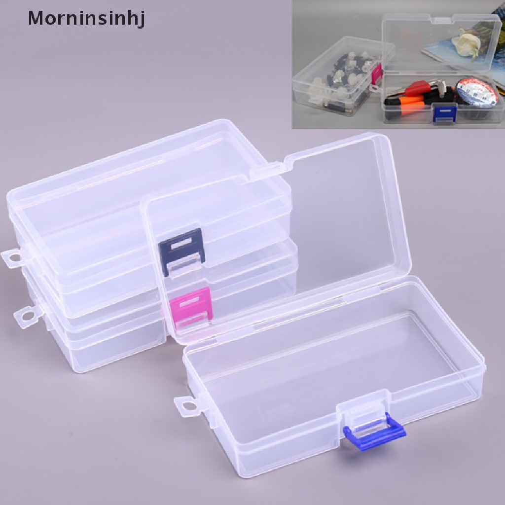 Mornin Kotak Penyimpanan Plastik Bening Alat Perhiasan Craft Container Beads Organizer Container id