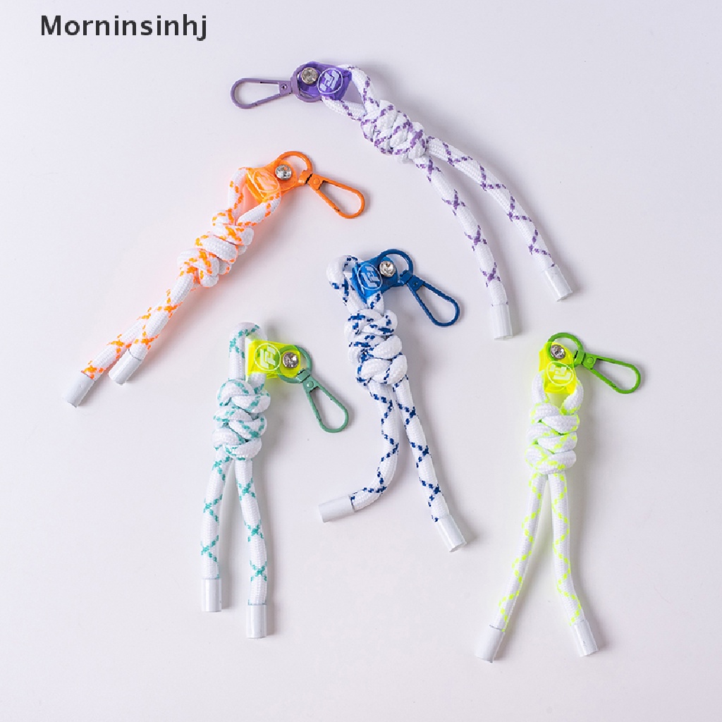 Mornin al Buclke Fluorescent Braided Key Lanyard Climbing Hook/Hiasan Tas/Case Handphone Tali Gantungan Kunci Tali Pendek id