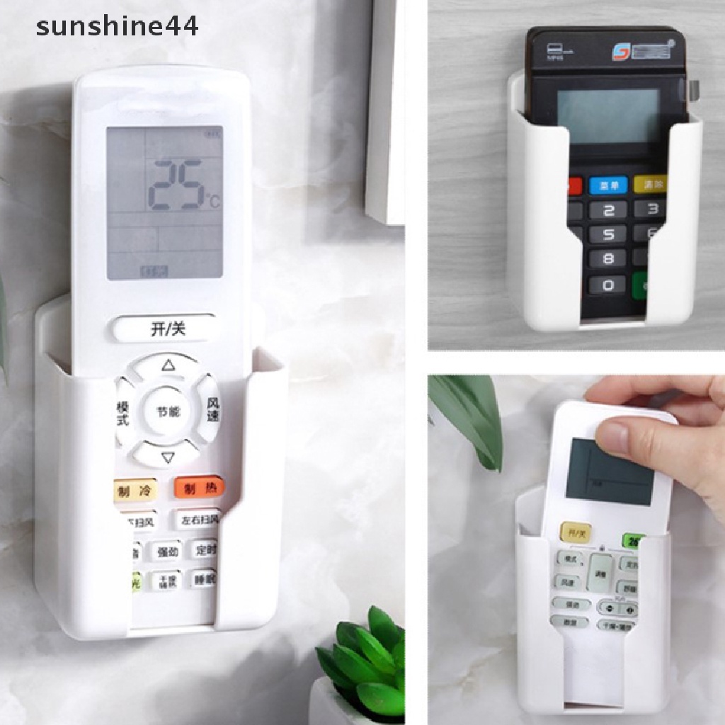 Sunshine Tempat Remote Ac Universal Kotak Tempel Dinding Putih Tempat Penyimpanan ID