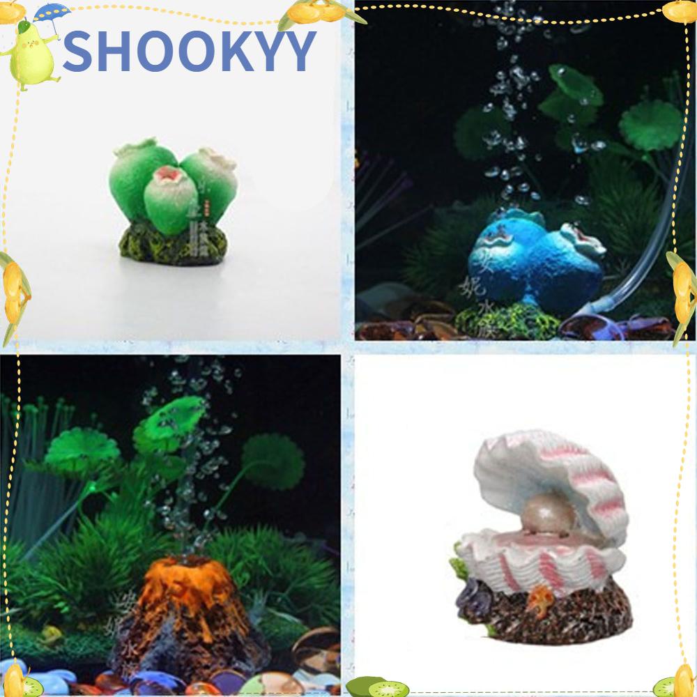Chookyy Tangki Ikan Hiasan Dekorasi Pompa Udara Gelembung Batu Aquarium