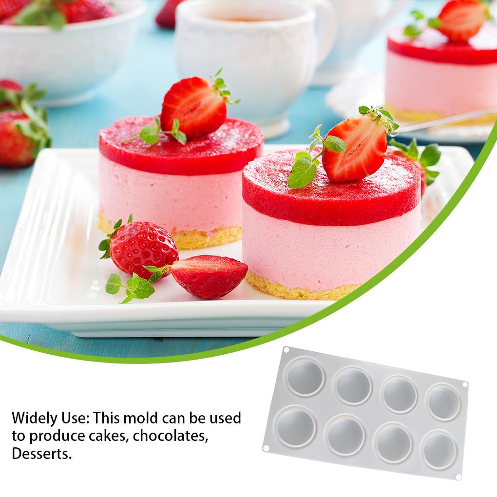 8lubang Cetakan Kue Coklat Handmade Alat Kue Permen Patisserie Decorating Making Mold Untuk Pancake Pastry Muffin