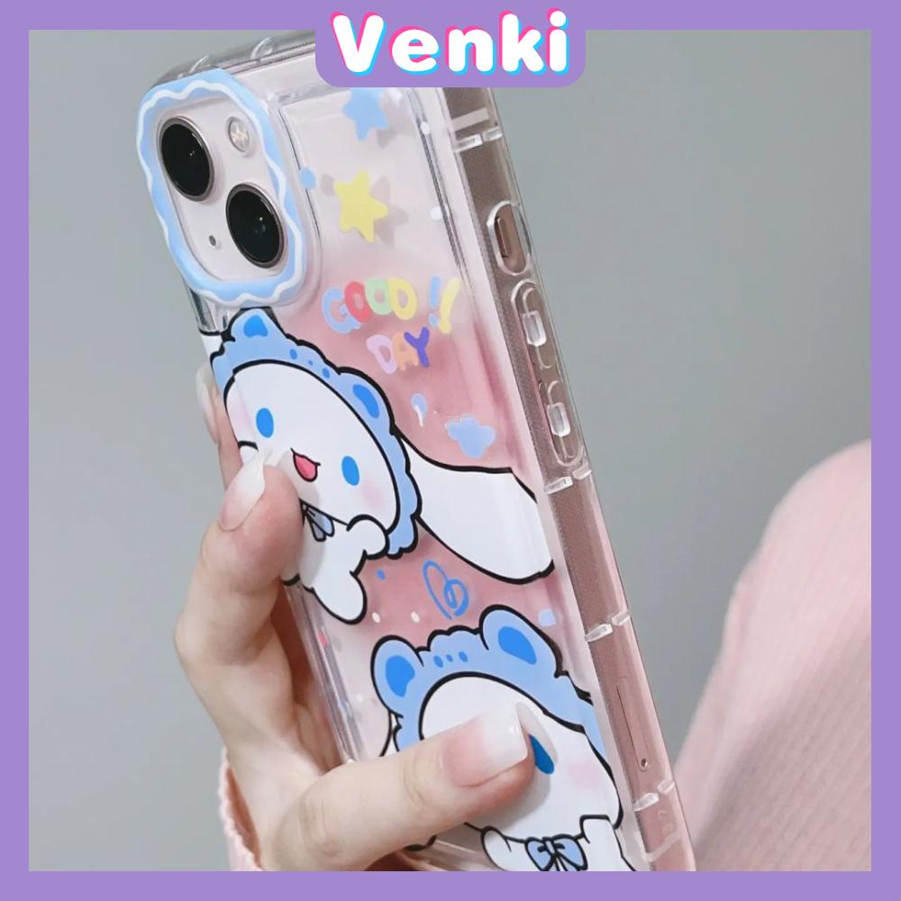 Case For iPhone 14 Pro Max Soft TPU Clear Jelly Airbag Case Cute Cartoon Camera Protection Shockproof For iPhone 14 13 12 11 Plus Pro Max 7 Plus X XR