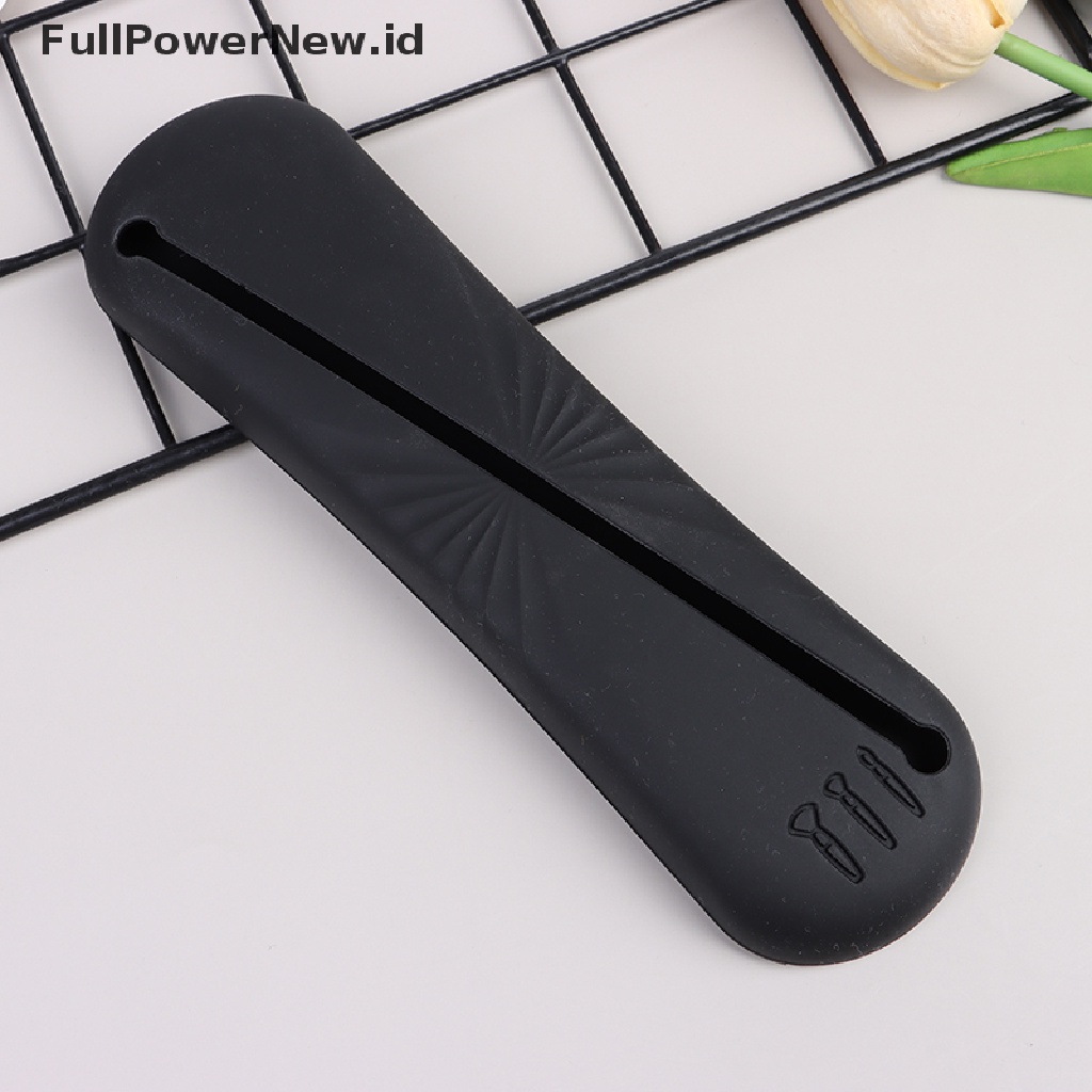 Power Tas Makeup Portable Makeup Brush Pouch Organizer Kosmetik Silikon Untuk Travel ID