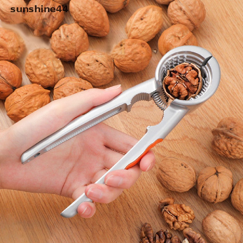 Sunshine Portable Nut Cracker Alat Dapur Gadget Pemipil Walnut Opener Nutcracker ID