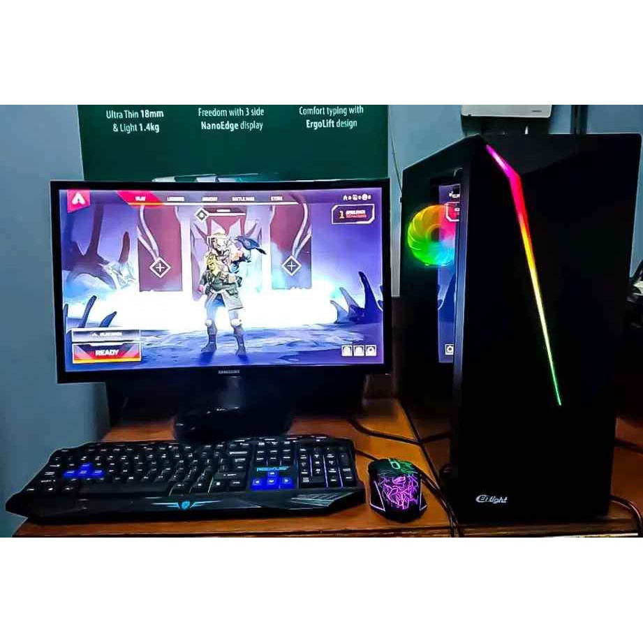 Cpu Komputer Gaming Armageddon Core i5 + Monitor 19 Murah Fullset