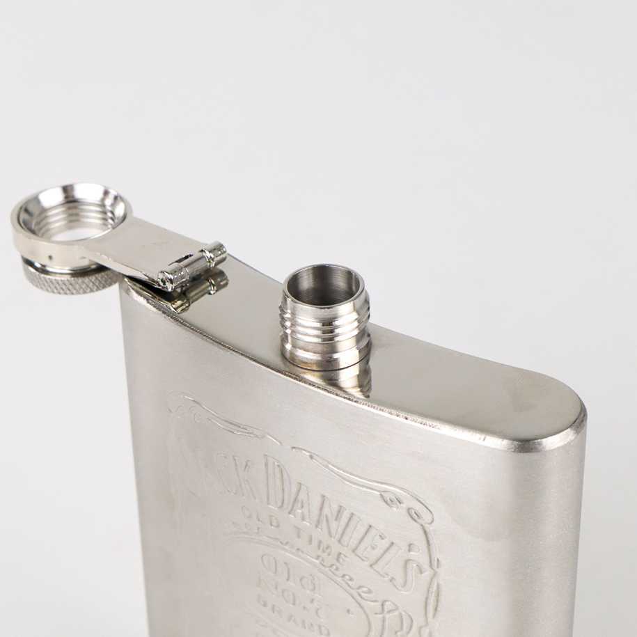 (BISA COD) FTIHSHP Hip Flask Stainless Steel 7 Oz