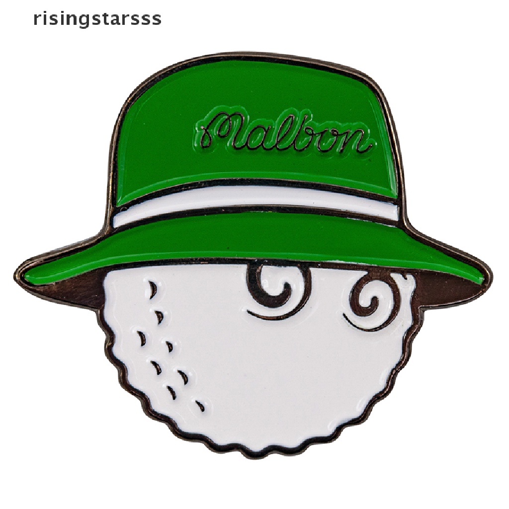 Rsid Span-new 1pcs Mark Ball Topi Golf Klip Topi Golf Magnet Klip Dengan Magnet Golf Putg Aksesoris Golf Marker Pria Wanita Jelly