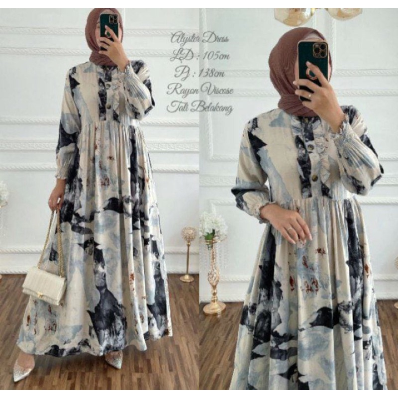 GAMIS RAYON VISCOSE PREMIUM MURAH JAHIT HALUS