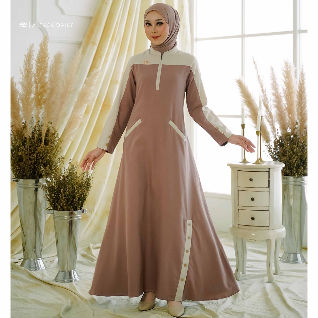 Lentera Dress Mom - Alfasa Daily Official