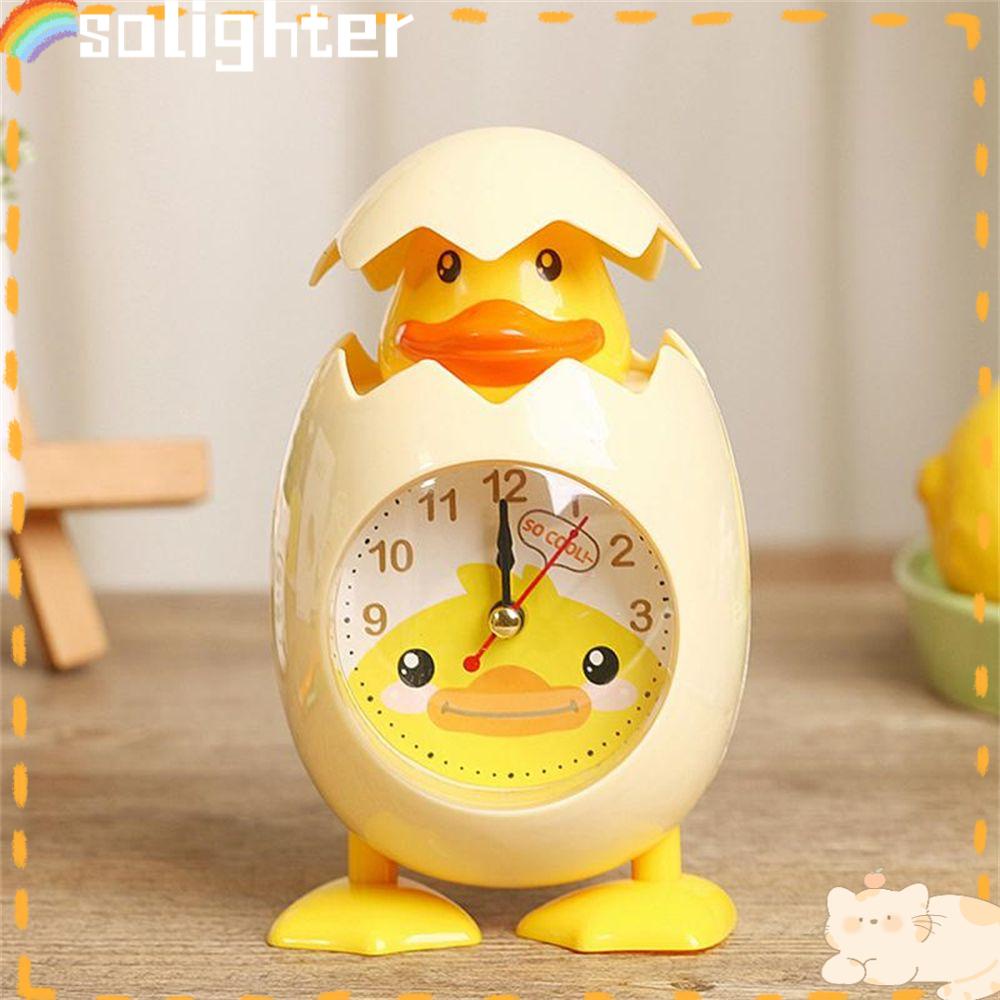 Solighter Easter Chick Alarm Clock Hadiah Anak Kreatif Selamat Paskah Dekorasi Paskah