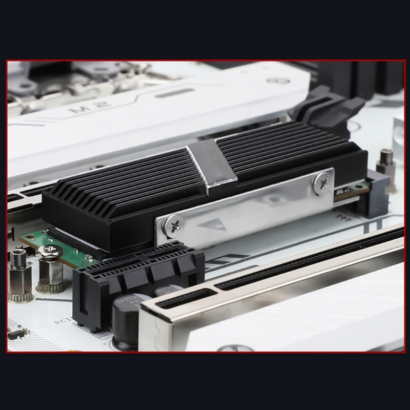 Bt Aluminium Cooling Heatsink NVME M.2 2280pro SSD Radiator w/Pipa Panas 8mm