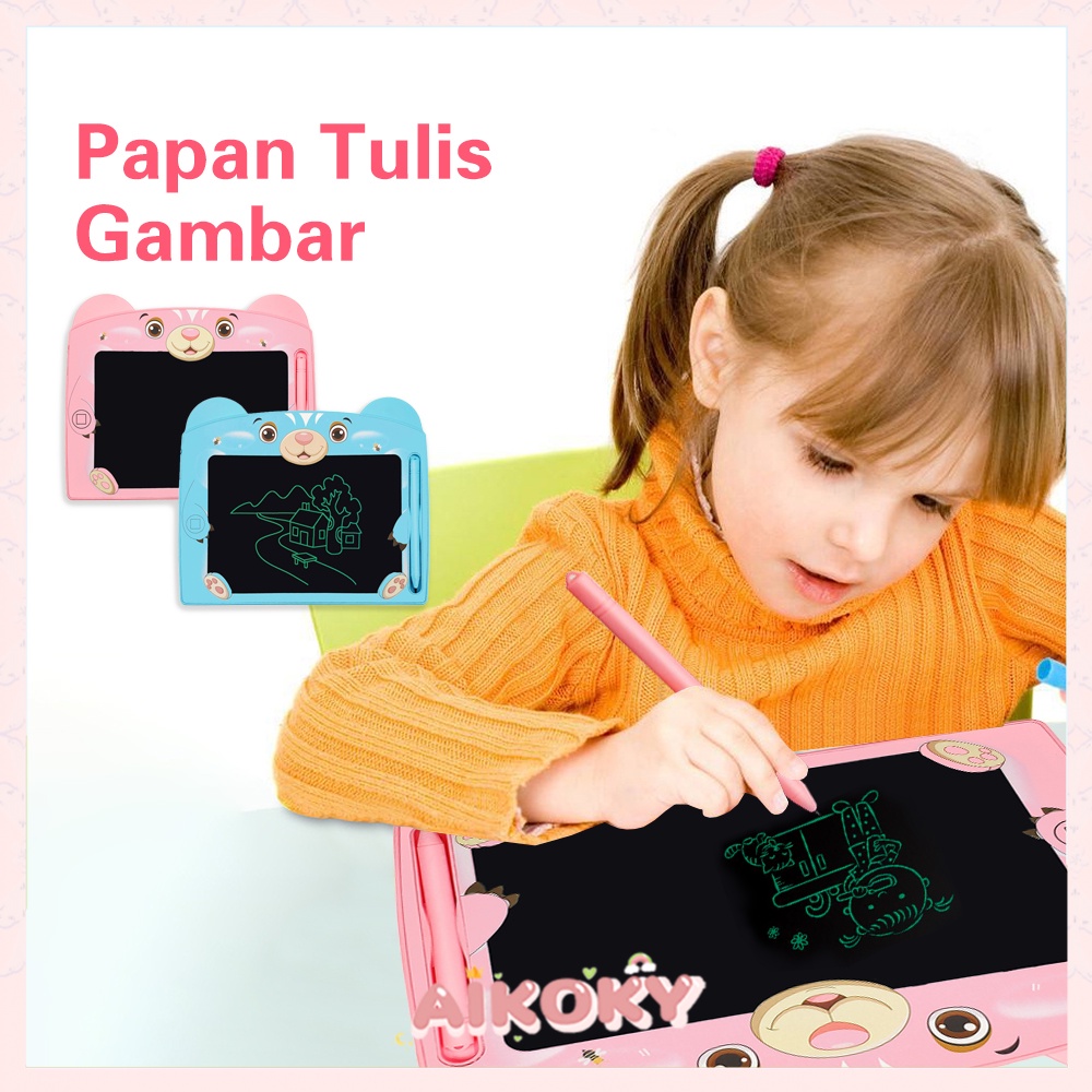 Aikoky LCD Writing Tablet Drawing Pad Papan Tulis Gambar Anak