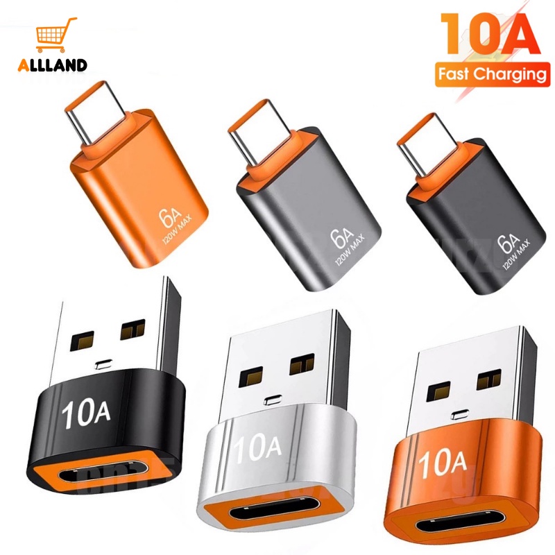 Adaptor 10A Tipe c Ke USB/Konverter Charger Tipe-c Male To USB3.0 Female/Adaptor Transfer Data Hp Universal