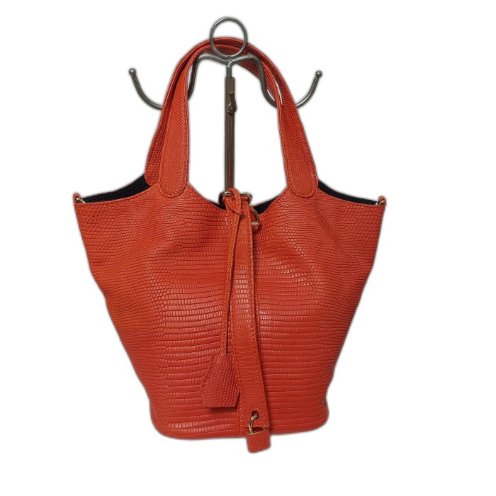 handbag wanita Picotin kulit BW