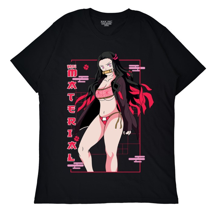 Kaos Pria Baju Anime Jepang WAIFU WIBU HENTAI / Tshirt Distro - Part 4