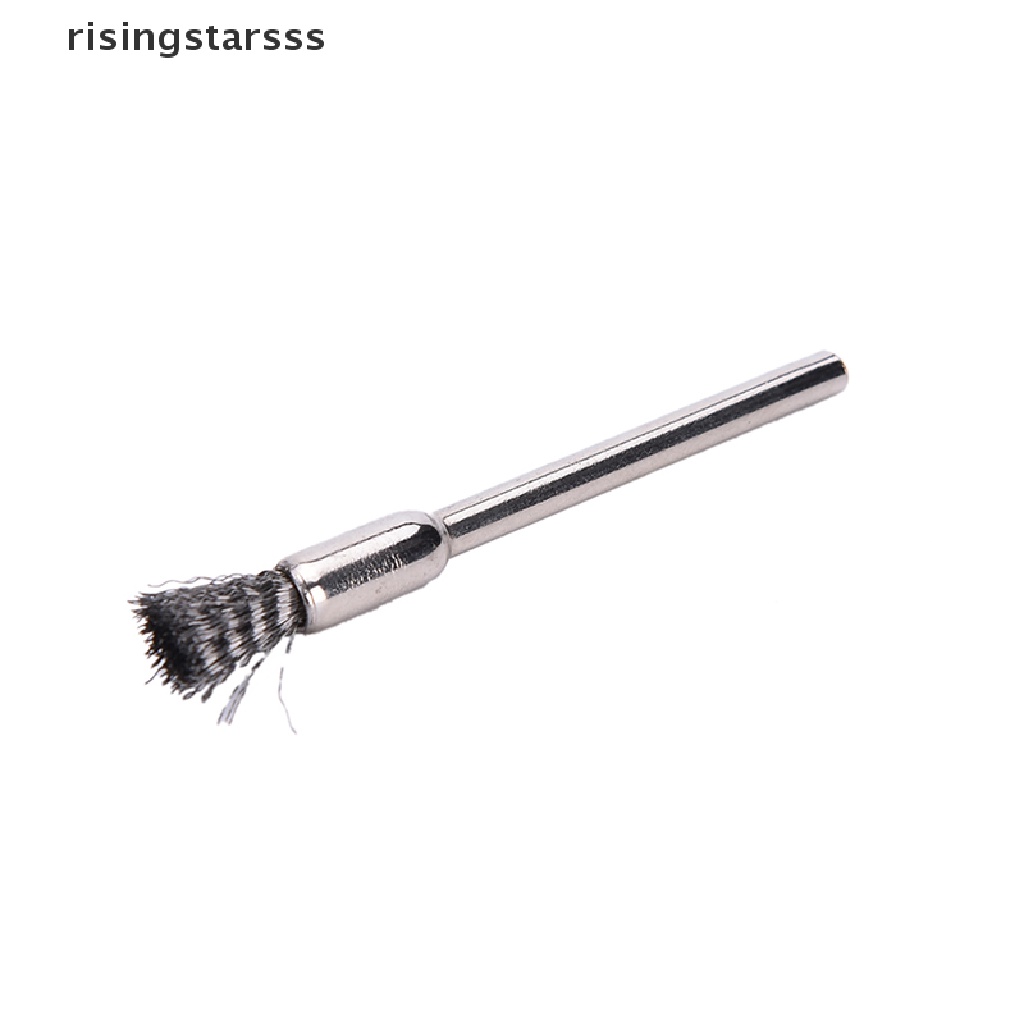 Rsid Span-New New 10pc Sikat Kawat Mini Brushes Cup Wheel Untuk Gerinda Atau Bor 3x5mm Jelly