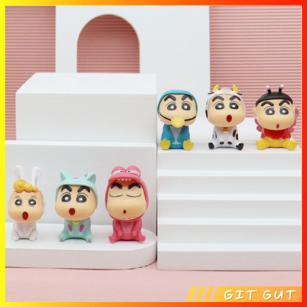 Action Figure Pajangan Mainan Crayon Shin Chan Animal Costume Cosplay