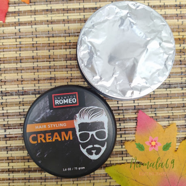 SHANTOS ROMEO POMADE  HAIR STYLING CREAM 75gr/STYLING POMADE/MINYAK RAMBUT ANTI LENGKET/pomade pria 