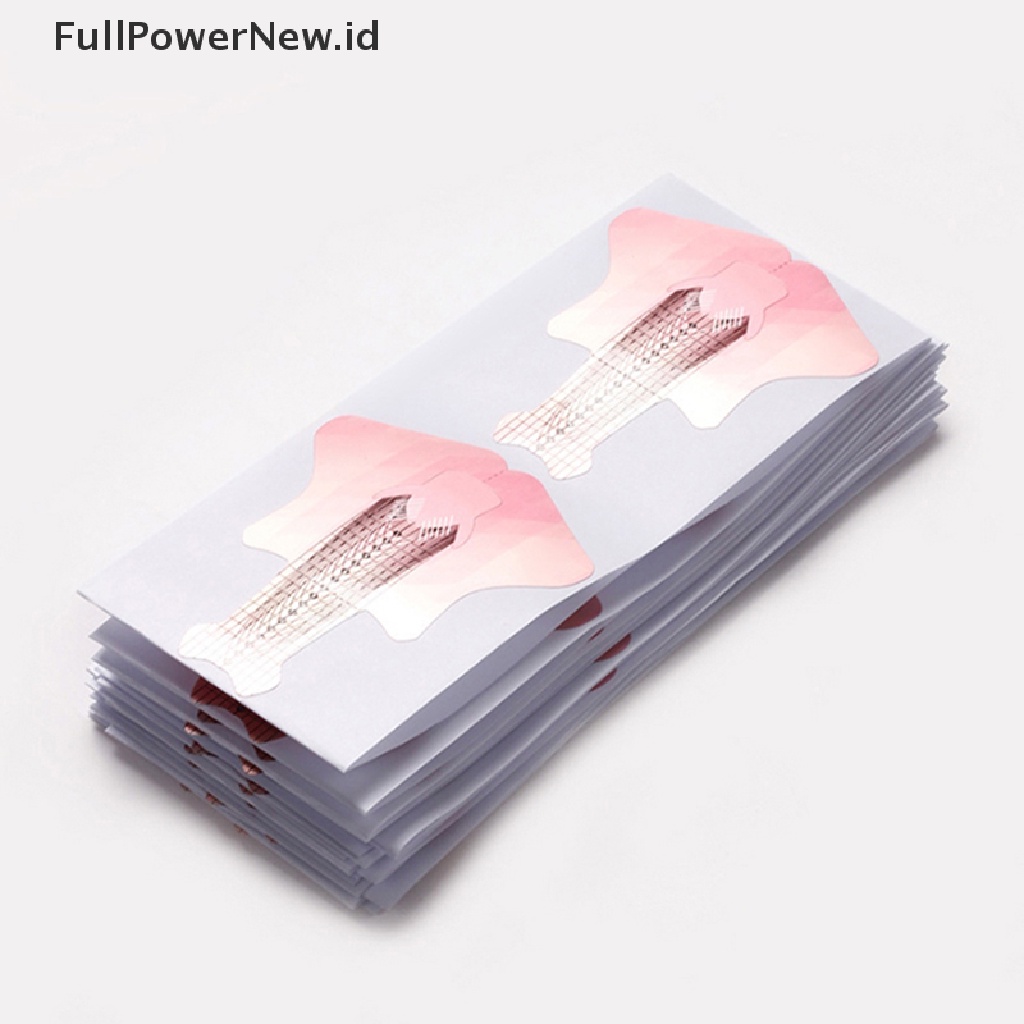 Power 100/300pcs Kertas Manicure Bentuk Kuku Ekstensi Bentuk Panduan Manicure Tools ID