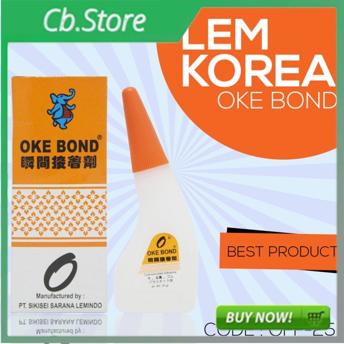 

LEM KOREA SUPER GLUE POWER SIKISEI / LEM SETAN (OFF-25) Best Seller