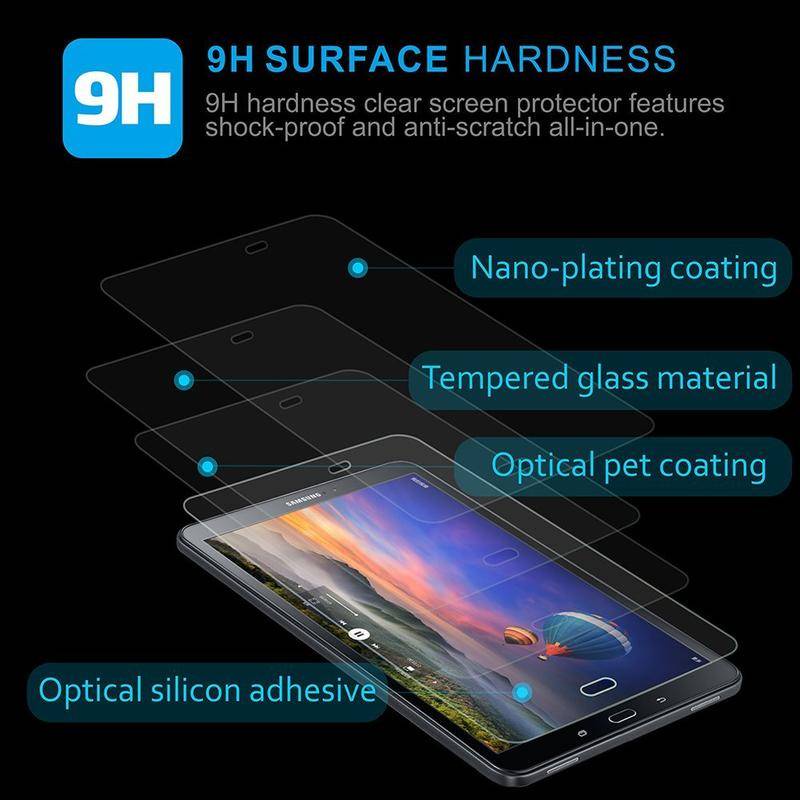 Untuk Samsung Galaxy Tab S8 S7 Plus Ultra S6 A7 Lite A8 S5e T505 T225 X205 T865 P615 Tempered Glass Screen Untuk Samsung Tab A 8.0 2015 8.4 2020 10.1 10.5 2019 Tablet Pelindung Kaca