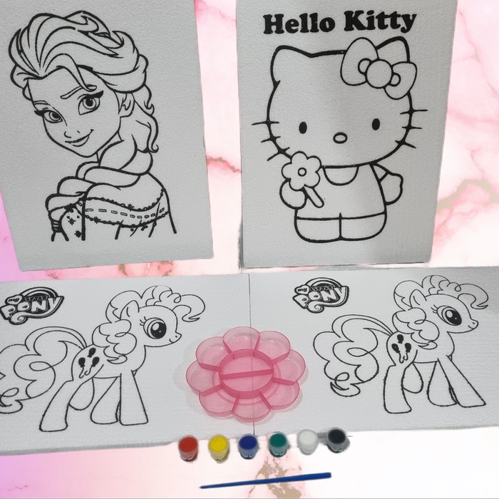 

DISKON WARNA/ Sterofom Lukis Paket Hemat 5 Gambar (Bonus 1 Gambar) - Paket3Get4