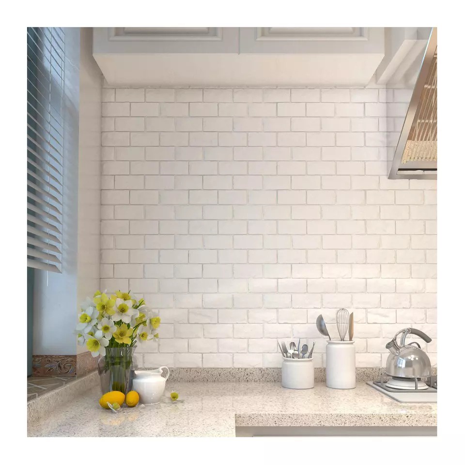 (10 Lembar) PERPAKET Wallfoam Motif Bata high quality 70CM X 77CM /Wallpaper 3D Motif Premium