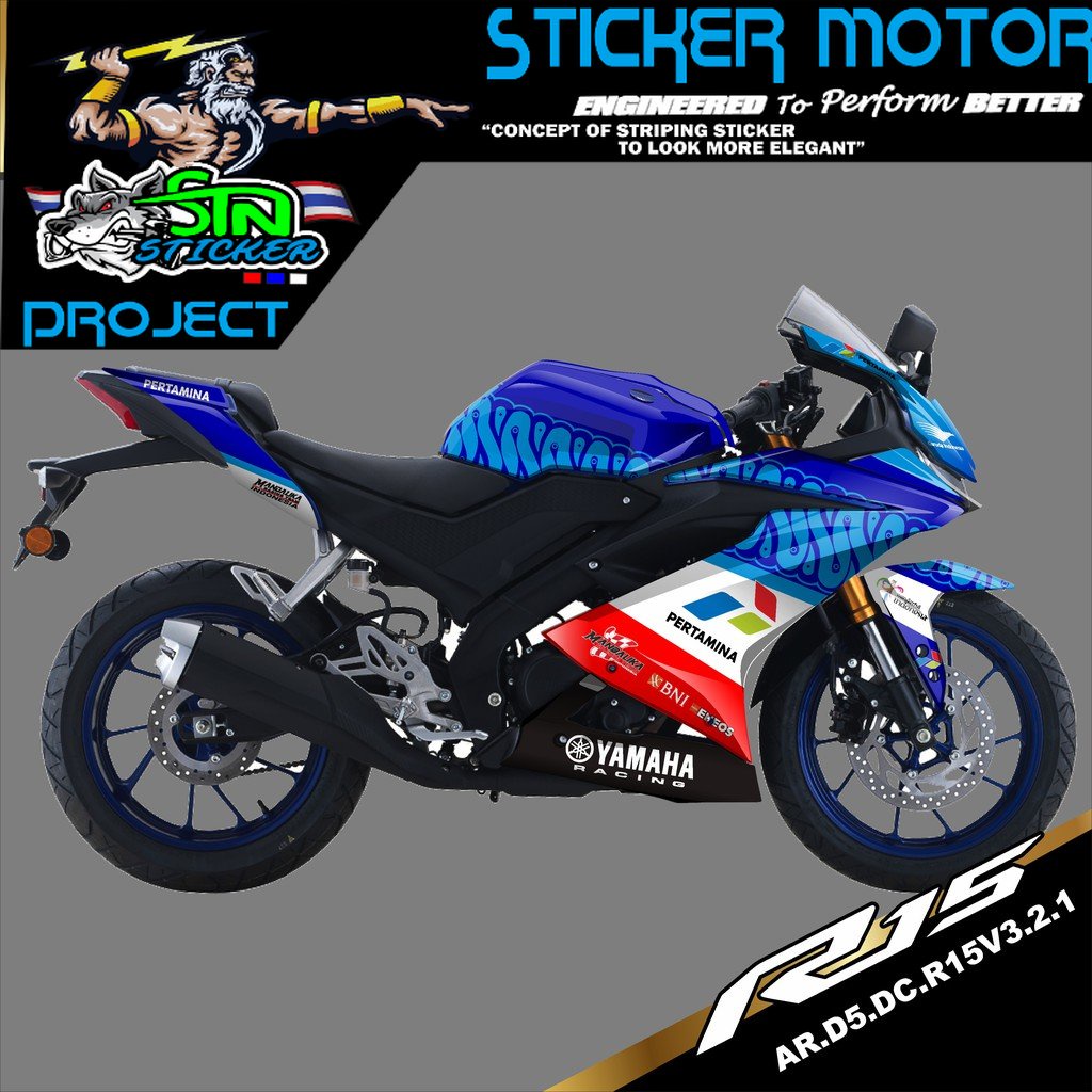 Decal R15 V3 Full Body MANDALIKA , Stiker Dekal R15 V3 Full Body MANDALIKA 02
