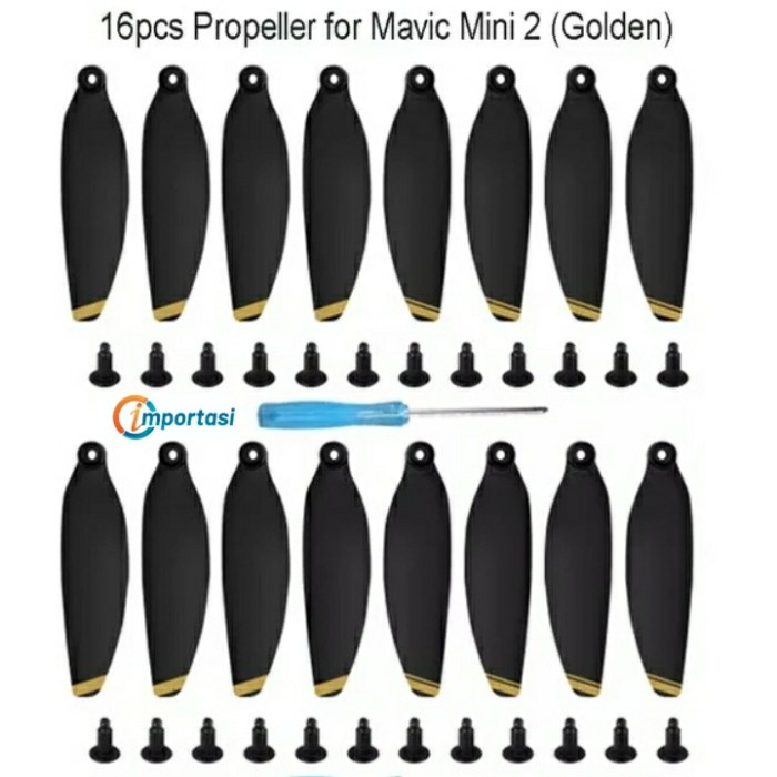 16 Pcs Propeller DJI MINI 2 &amp; MINI SE Baling-Baling Low Noise