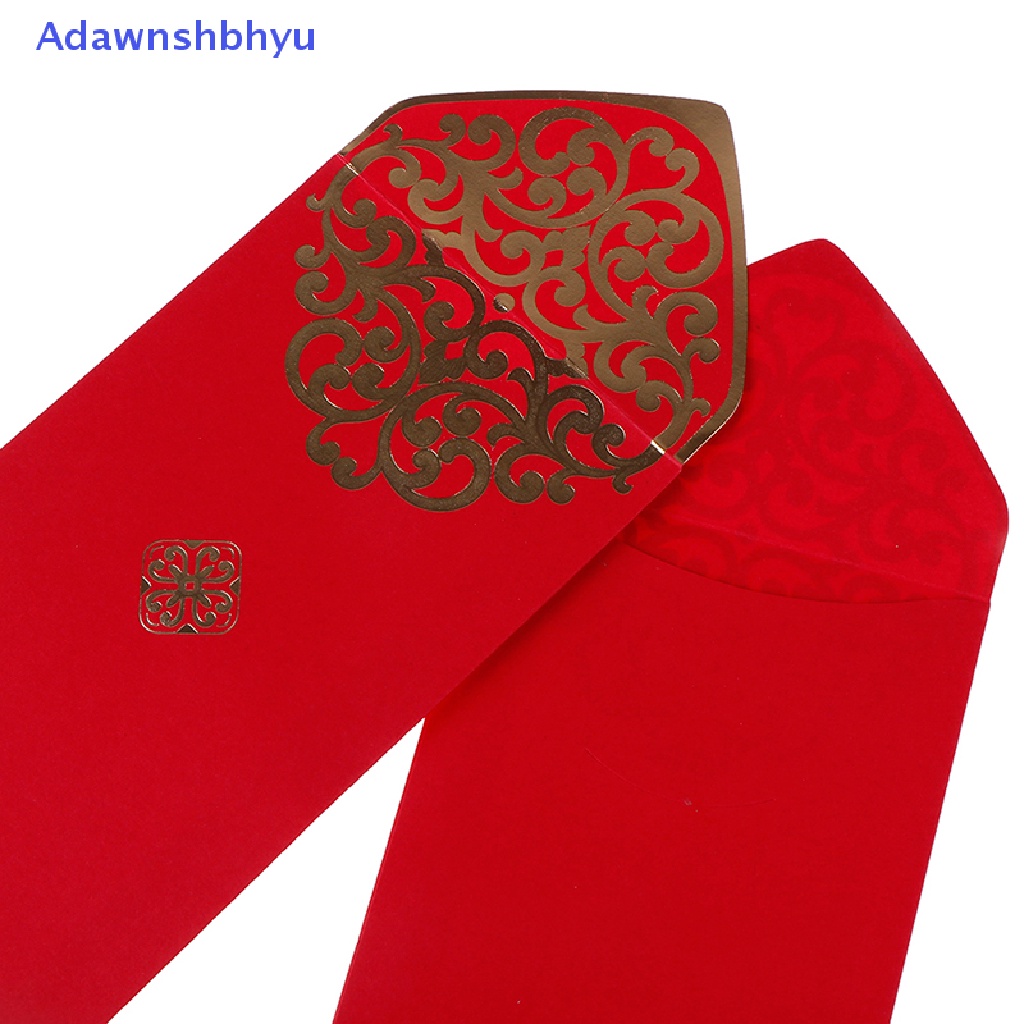 Adhyu 10pcs New Year Wedding Amplop Merah Tikus Tahun Imlek Festival Musim Semi lucky bag ID