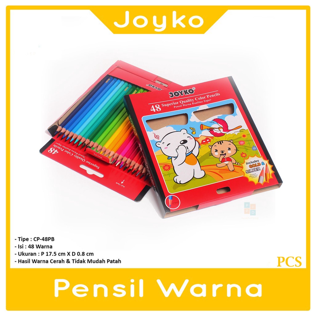 

JOYKO - Pensil Warna CP-48PB Pencil Color - Pcs